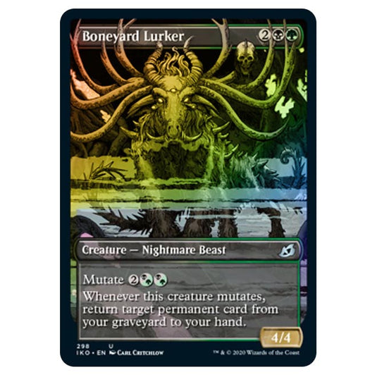 Magic The Gathering - Ikoria Lair of Behemoths - Boneyard Lurker - 298/274 (Foil)