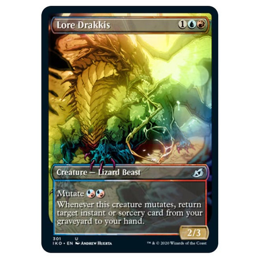 Magic The Gathering - Ikoria Lair of Behemoths - Lore Drakkis - 301/274 (Foil)