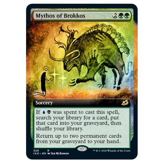 Magic The Gathering - Ikoria Lair of Behemoths - Mythos of Brokkos - 329/274 (Foil)