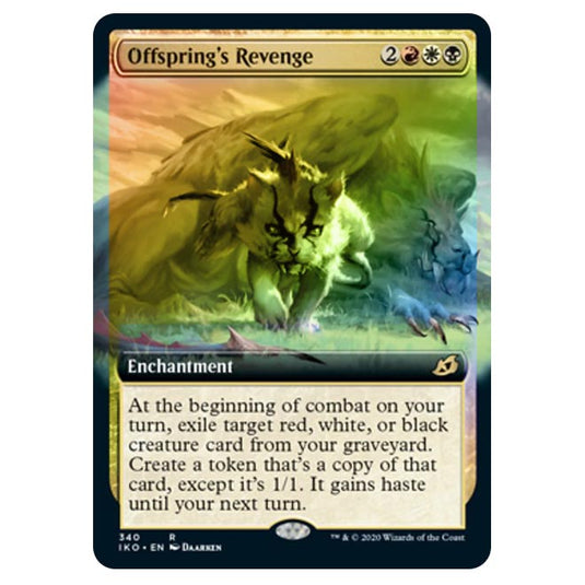 Magic The Gathering - Ikoria Lair of Behemoths - Offspring's Revenge - 340/274 (Foil)