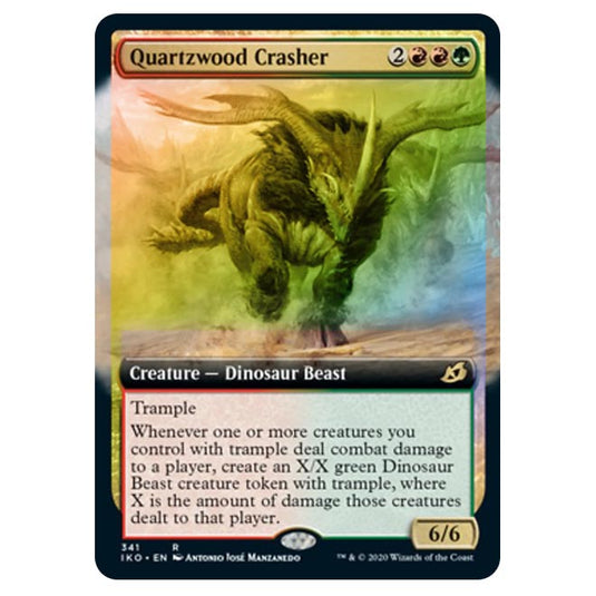 Magic The Gathering - Ikoria Lair of Behemoths - Quartzwood Crasher - 341/274 (Foil)