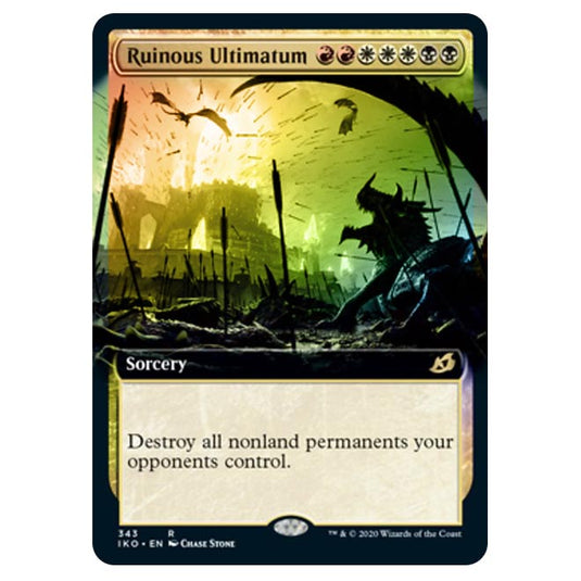 Magic The Gathering - Ikoria Lair of Behemoths - Ruinous Ultimatum - 343/274 (Foil)