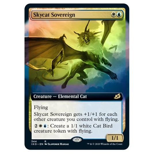 Magic The Gathering - Ikoria Lair of Behemoths - Skycat Sovereign - 344/274 (Foil)