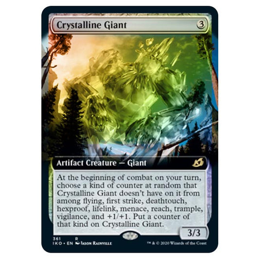 Magic The Gathering - Ikoria Lair of Behemoths - Crystalline Giant - 361/274 (Foil)