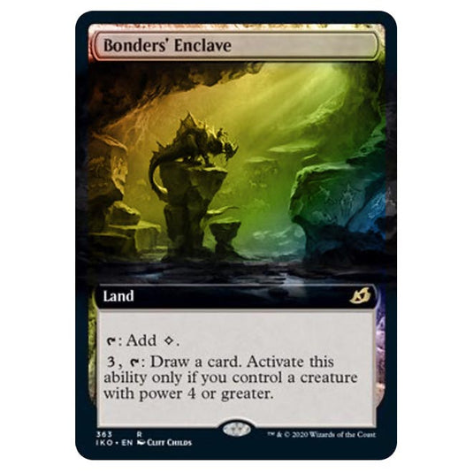 Magic The Gathering - Ikoria Lair of Behemoths - Bonders' Enclave - 363/274 (Foil)