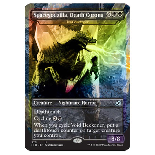 Magic The Gathering - Ikoria Lair of Behemoths - Spacegodzilla, Death Corona - Void Beckoner - 373/274 (Foil)