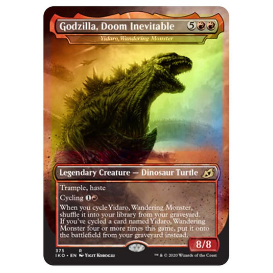 Magic The Gathering - Ikoria Lair of Behemoths - Godzilla, Doom Inevitable - Yidaro, Wandering Monster - 375/274 (Foil)