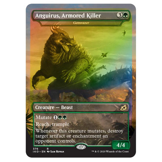 Magic The Gathering - Ikoria Lair of Behemoths - Anquirus, Armored Killer - Gemrazer - 376/274 (Foil)