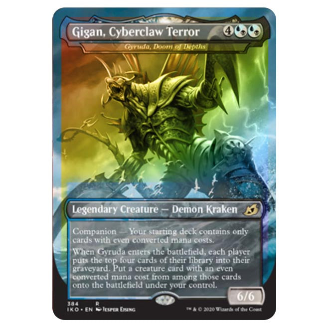 Magic The Gathering - Ikoria Lair of Behemoths - Gigan, Cyberclaw Terr Magic The Gathering - Ikoria Lair of Behemoths - Gigan, Cyberclaw Terr
