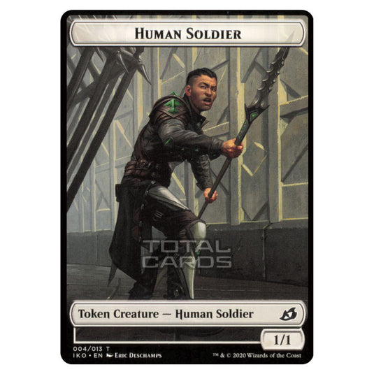 Magic The Gathering - Ikoria Lair of Behemoths - Token - Shark/Human Soldier (Foil)