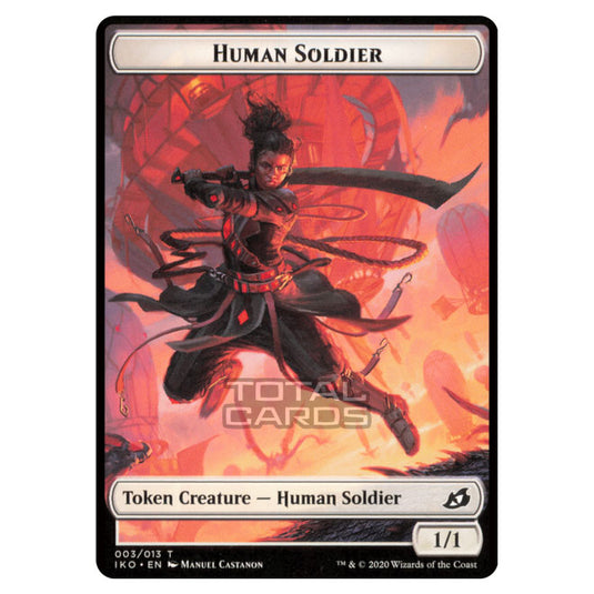 Magic The Gathering - Ikoria Lair of Behemoths - Token - Human Soldier (3/3)