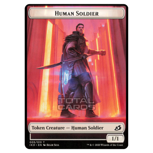 Magic The Gathering - Ikoria Lair of Behemoths - Token - Human Soldier (2/3)