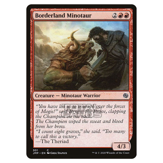Magic The Gathering - Jumpstart - Borderland Minotaur - 301/496