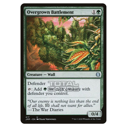 Magic The Gathering - Jumpstart - Overgrown Battlement - 417/496