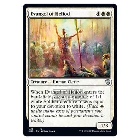 Magic The Gathering - Kaldheim Commander - Evangel of Heliod - 23/119
