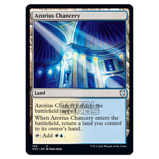 Magic The Gathering - Kaldheim Commander - Azorius Chancery - 106/119