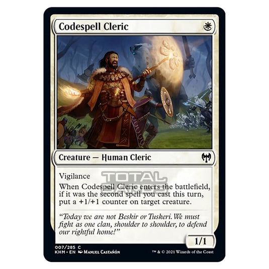 Magic The Gathering - Kaldheim - Codespell Cleric - 7/285