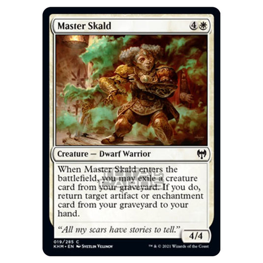 Magic The Gathering - Kaldheim - Master Skald - 19/285