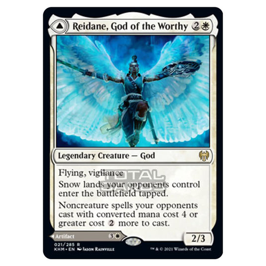 Magic The Gathering - Kaldheim - Reidane, God of the Worthy // Valkmira, Protector's Shield - 21/285