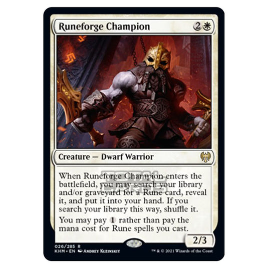 Magic The Gathering - Kaldheim - Runeforge Champion - 26/285