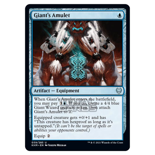 Magic The Gathering - Kaldheim - Giant's Amulet - 59/285