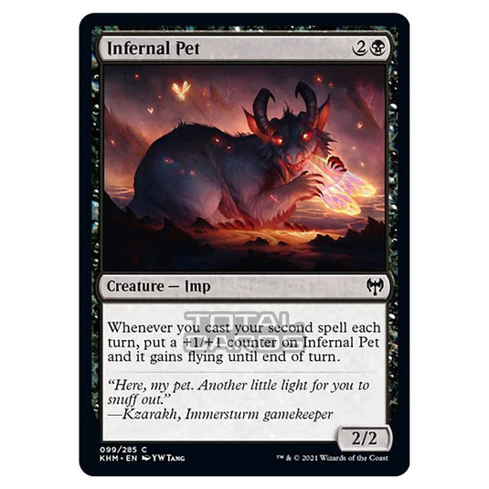 Magic The Gathering - Kaldheim - Infernal Pet - 99/285