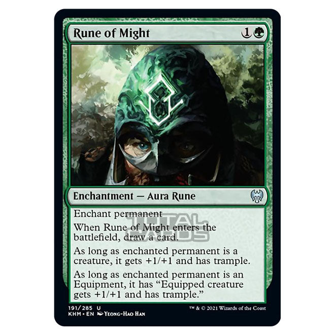 Magic The Gathering - Kaldheim - Rune of Might - 191/285 Magic The Gathering - Kaldheim - Rune of Might - 191/285