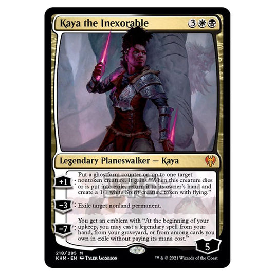 Magic The Gathering - Kaldheim - Kaya the Inexorable - 218/285