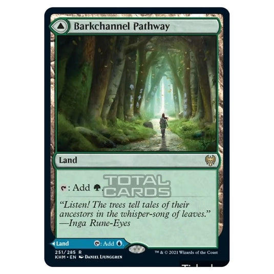Magic The Gathering - Kaldheim - Barkchannel Pathway // Tidechannel Pathway - 251/285