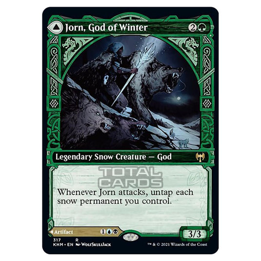 Magic The Gathering - Kaldheim - Jorn, God of Winter // Kaldring, the Rimestaff - 317/285