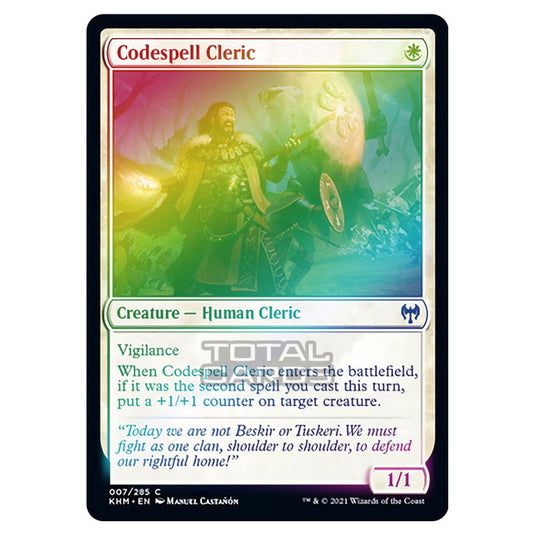 Magic The Gathering - Kaldheim - Codespell Cleric - 7/285 (Foil)