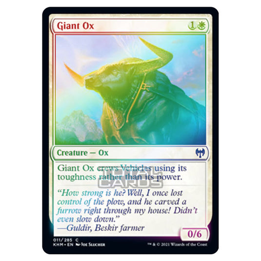 Magic The Gathering - Kaldheim - Giant Ox - 11/285 (Foil)