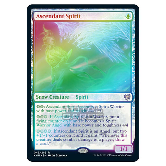 Magic The Gathering - Kaldheim - Ascendant Spirit - 43/285 (Foil)