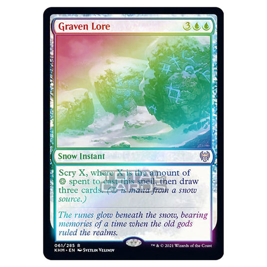 Magic The Gathering - Kaldheim - Graven Lore - 61/285 (Foil)