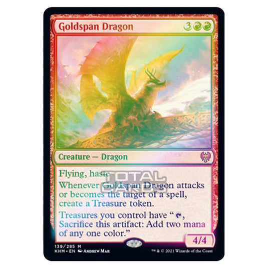 Magic The Gathering - Kaldheim - Goldspan Dragon - 139/285 (Foil)