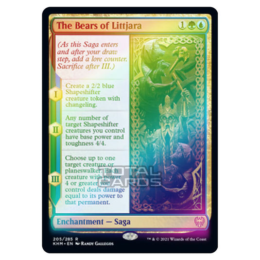 Magic The Gathering - Kaldheim - The Bears of Littjara - 205/285 (Foil)