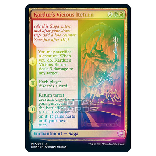 Magic The Gathering - Kaldheim - Kardur's Vicious Return - 217/285 (Foil)