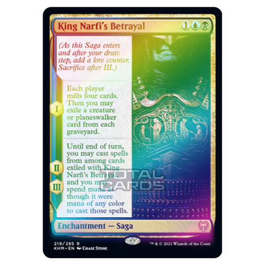 Magic The Gathering - Kaldheim - King Narfi's Betrayal - 219/285 (Foil)