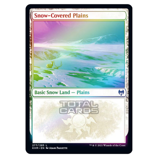 Magic The Gathering - Kaldheim - Snow-Covered Plains - 277/285 (Foil)