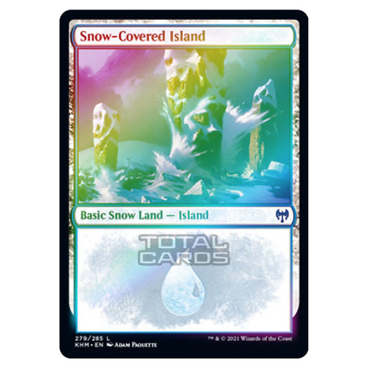 Magic The Gathering - Kaldheim - Snow-Covered Island - 279/285 (Foil)