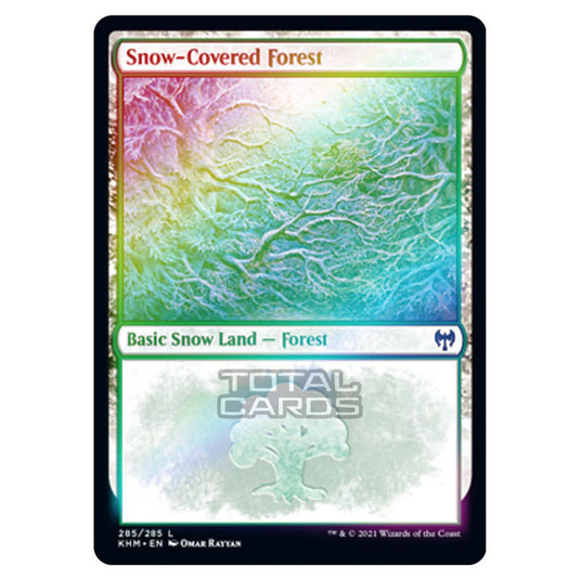 Magic The Gathering - Kaldheim - Snow-Covered Forest - 285/285 (Foil)