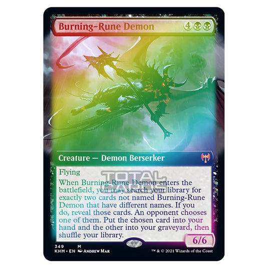 Magic The Gathering - Kaldheim - Burning-Rune Demon - 349/285 (Foil)