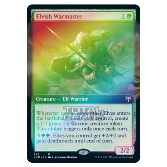 Magic The Gathering - Kaldheim - Elvish Warmaster - 363/285 (Foil)