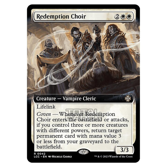 Magic The Gathering - The Lost Caverns of Ixalan - Commander - Redemption Choir (Extended Art Card) - 0042