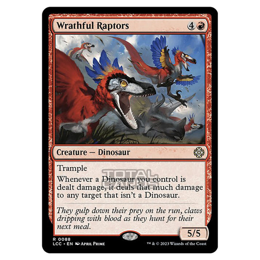Magic The Gathering - The Lost Caverns of Ixalan - Commander - Wrathful Raptors - 0088