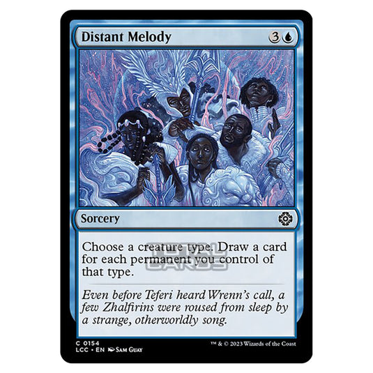 Magic The Gathering - The Lost Caverns of Ixalan - Commander - Distant Melody - 0154
