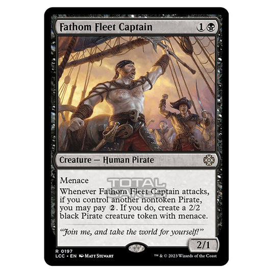 Magic The Gathering - The Lost Caverns of Ixalan - Commander - Fathom Fleet Captain - 0197