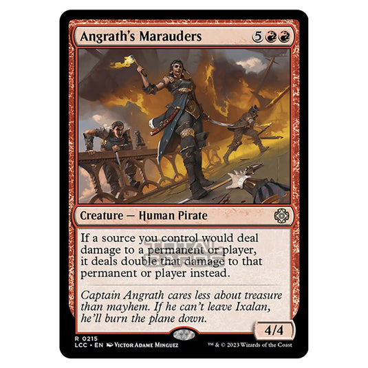 Magic The Gathering - The Lost Caverns of Ixalan - Commander - Angrath's Marauders - 0215
