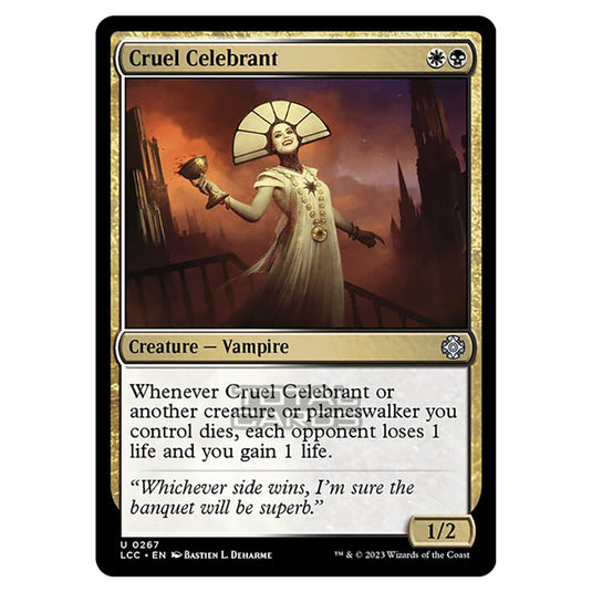 Magic The Gathering - The Lost Caverns of Ixalan - Commander - Cruel Celebrant - 0267