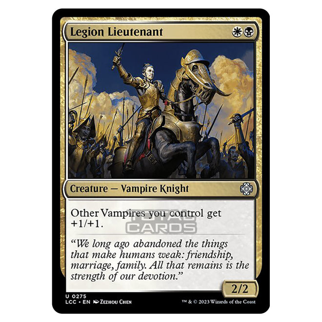 lieutenant cards mtg Magic The Gathering - The Lost Caverns of Ixalan - Commander